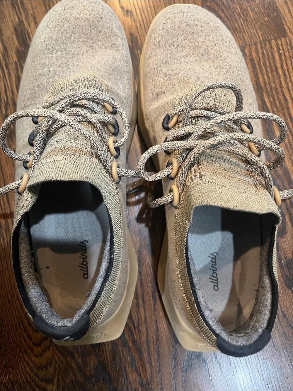 allbirds Men’s Wool Runners in Sandstone Beige